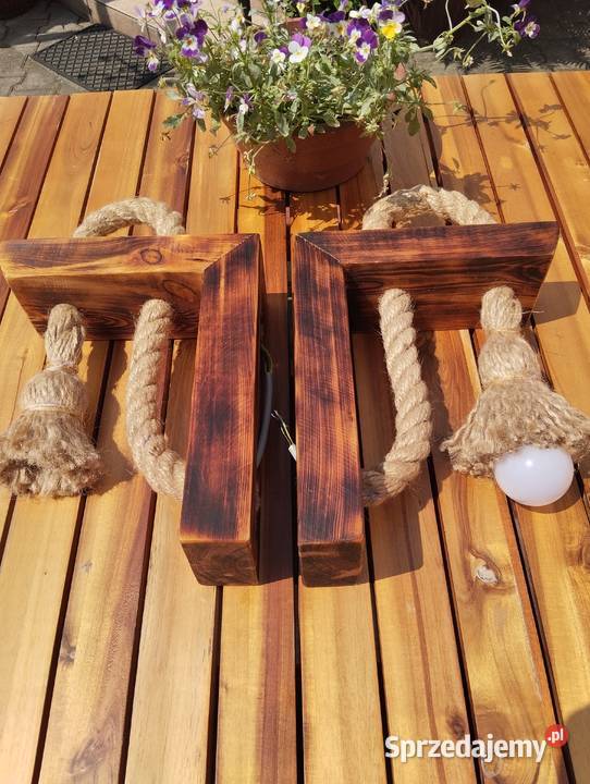 Kinkiety ręcznie robione zestaw 3 Pupkawiarnia Poznań