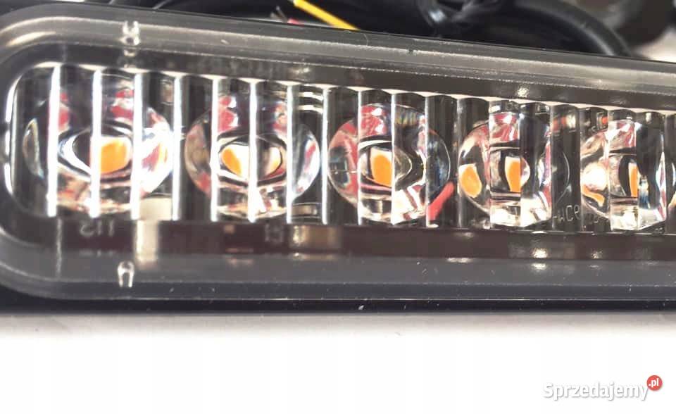 10x Stroboskop pomarańczowy 6W 10 trybów 1030V Pomiechówek