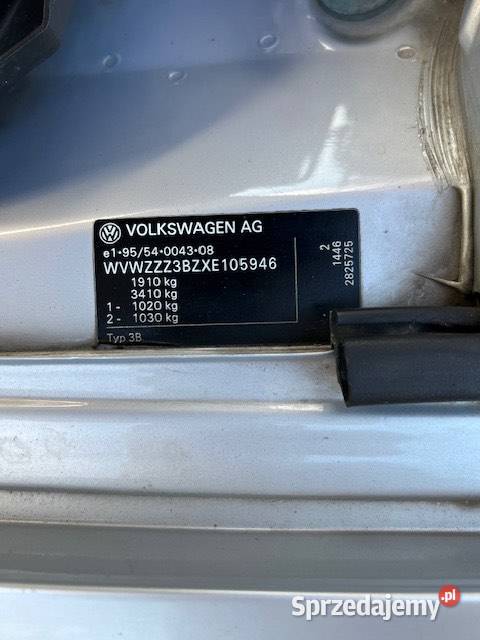 Passat B5 19 TDI 110 AFN oryginalny przebieg Koszalin