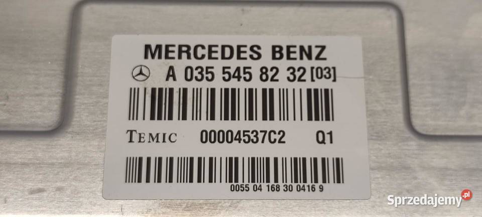 MERCEDES W211 MODUŁ ZAWIESZENIA A0355458232