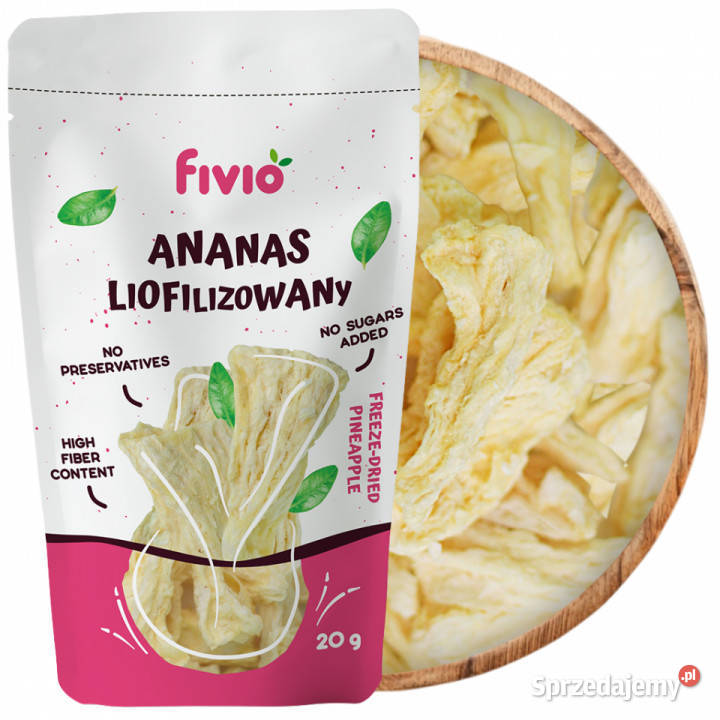 Ananas liofilizowany 20g podkarpackie Brzozów