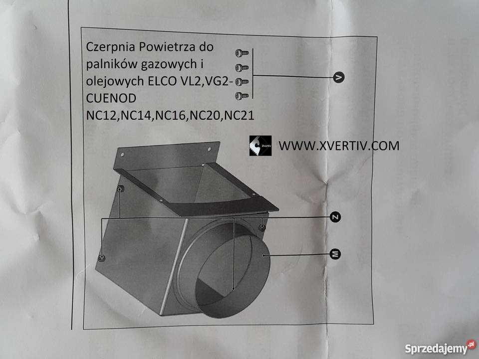 ELCO CUENOD Czerpnia Powietrza do palników Kraków