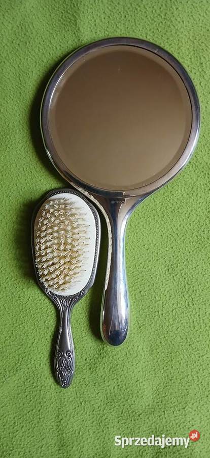 Stare lustro i szczotką w stylu Art Deco