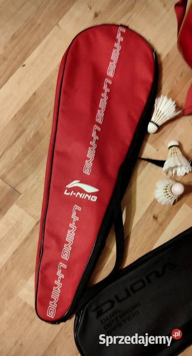 Czerwona torba TenisBadmintona zestaw