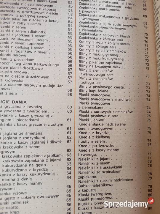 Mleko i sery naszej kuchni książki Warszawa