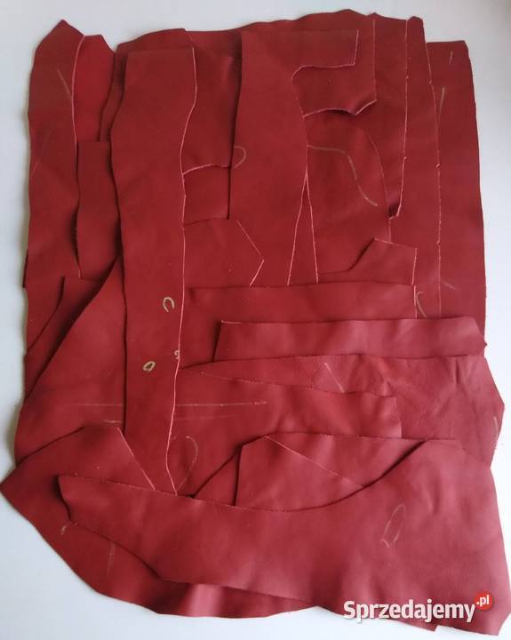 Skóra 730 g Licowa Włoska średnie i małe kawałki sprzedam