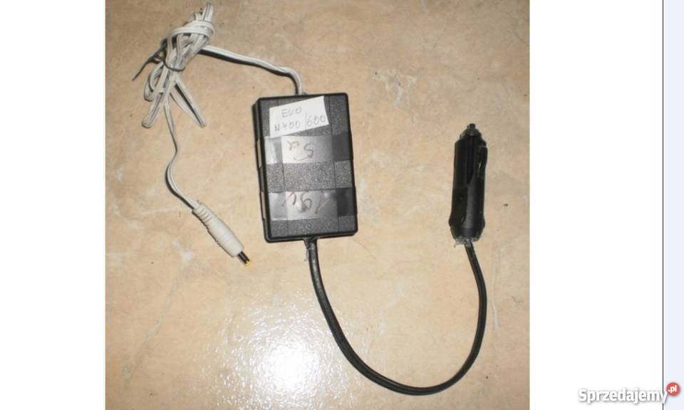 zasilacz samochodowy laptop evo n400c