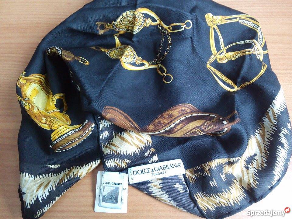 NOWA Dolce Gabbana foulards ORYGINAŁ hologram Koszalin