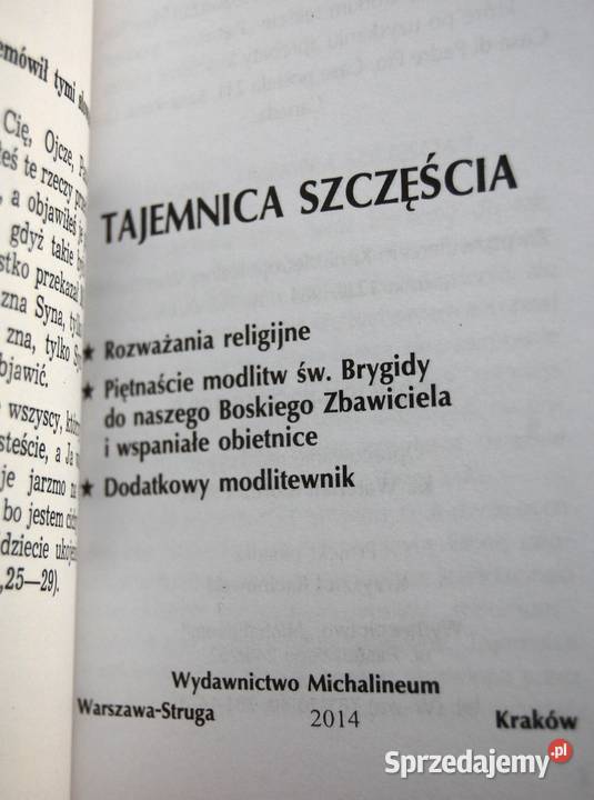 Tajemnica Szczęścia św Brygida Szwedzka Lublin