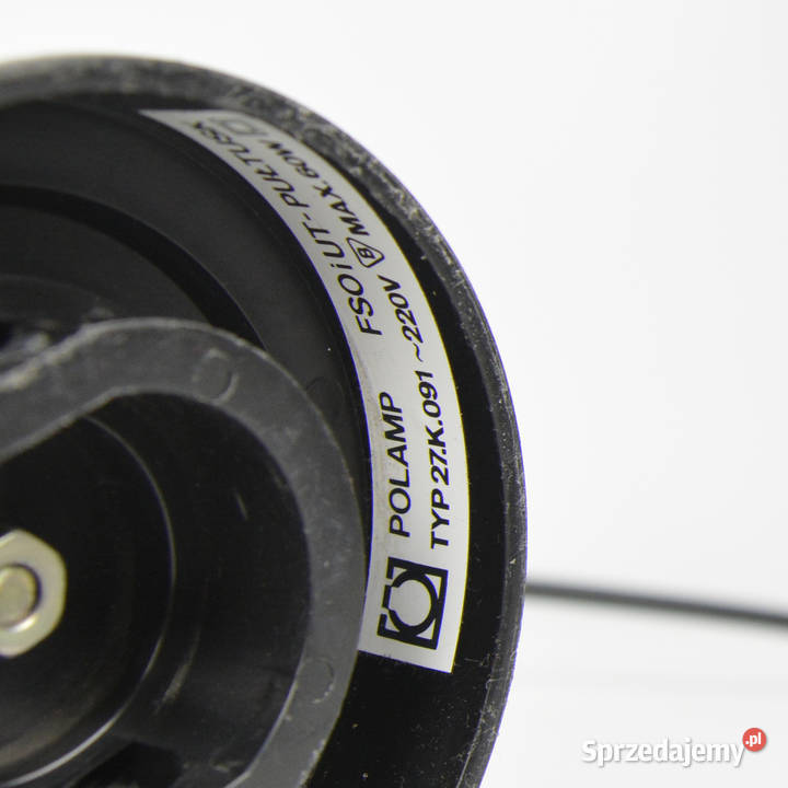 Industrialny kinkiet PolamPułtusk Polska lata 70