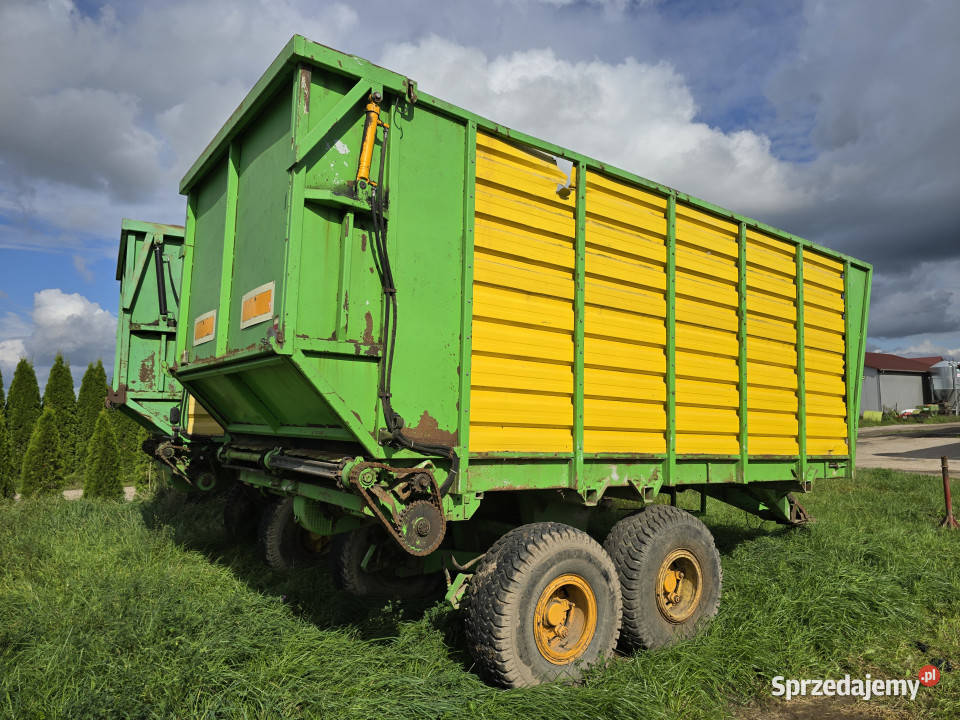 Przyczepa samowyładowcza przestrzenna 27 m3 z nieuszkodzony podlaskie Kuków