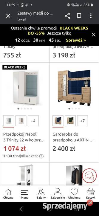 Sprzedam komplet mebli do korytarza przedpokoju kujawsko-pomorskie