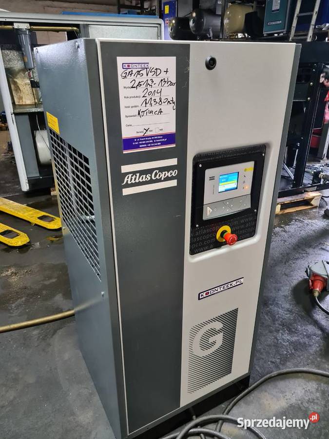 Kompresor śrubowy Atlas Copco GA 15 VSD ff Zduny