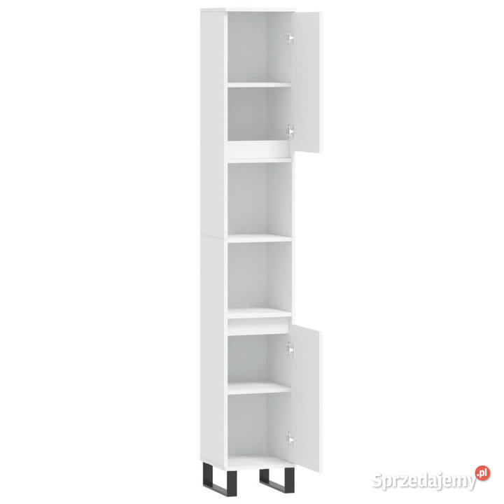 Szafka łazienkowa biała 30x30x190 materiał Warszawa
