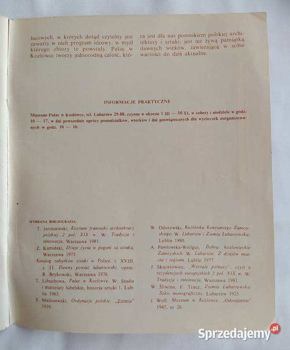 PAŁAC W KOZŁÓWCE Waldemar Odorowski podlaskie Hajnówka