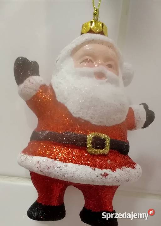 Dekoracyjna zawieszka św Mikołaj Boże Narodzenie łódzkie