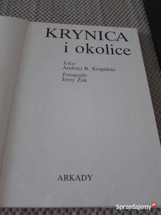 książki albumy KrynicaZdrój uzdrowisko UNIKAT Kraków sprzedam
