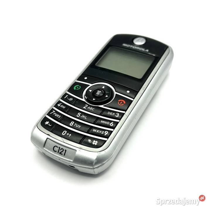 Telefon komórkowy MOTOROLA C121 srebrny UNIKAT Warszawa