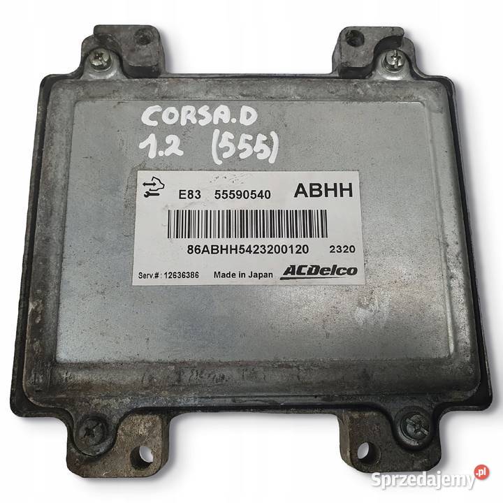 STEROWNIK SILNIKA Opel Corsa D 12 16V 55590540 osobowe Chełm sprzedam