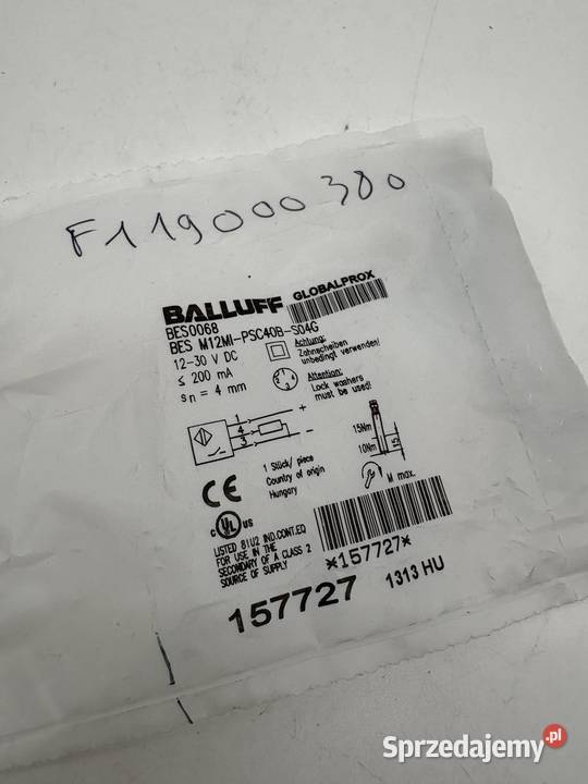 Balluff BES0068 BES M12MIPSC40BS04G Czujnik Warszawa
