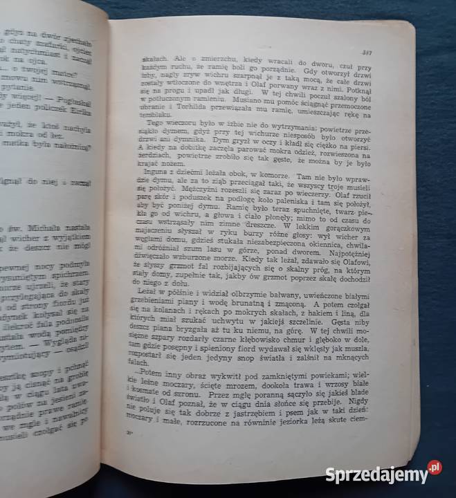Sigrid undset Olaf syn Auduna Tom 1 PAX 1952 r Antykwariat Koźminek