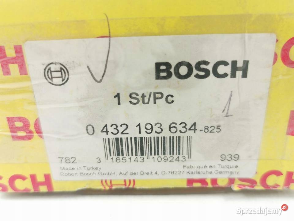 WTRYSKIWACZ OPEL ASTRA G 19982008 BOSCH osobowe sprzedam