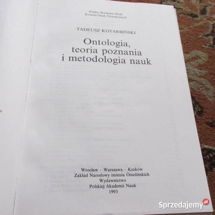 TADEUSZ KOTARBIŃSKI DZIEŁA WSZYSTKIE sprzedam