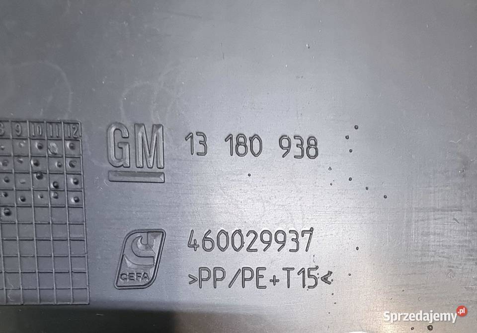 TAPICERKA KLAPY TYŁ OPEL CORSA D 3D 13180938