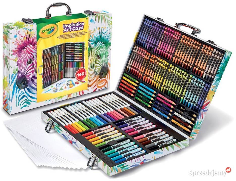 Zestaw Plastyczny Crayola w Walizce 140 el Plastik  Mogilany