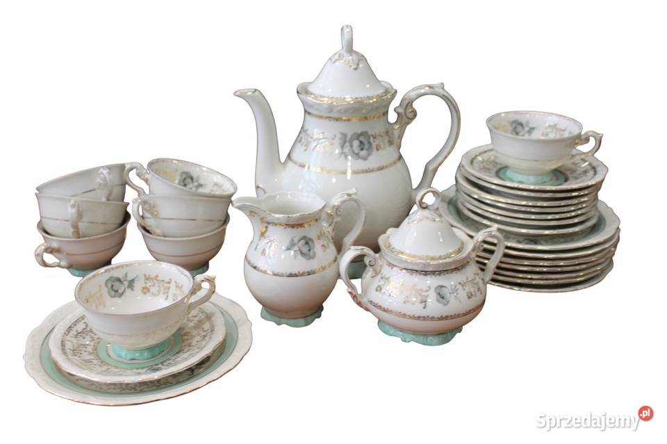 Serwis 8 osób sygnowany Victoria Czechoslovakia
