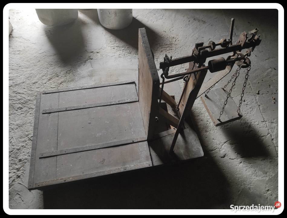 Waga dziesiętna rolnicza szalkowa do 200