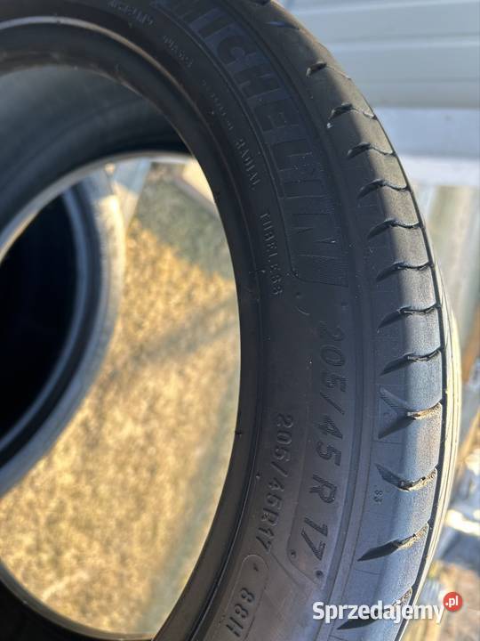 Sprzedam Opony letnie Michelin 20545 R17 205 Nowy Duninów sprzedam