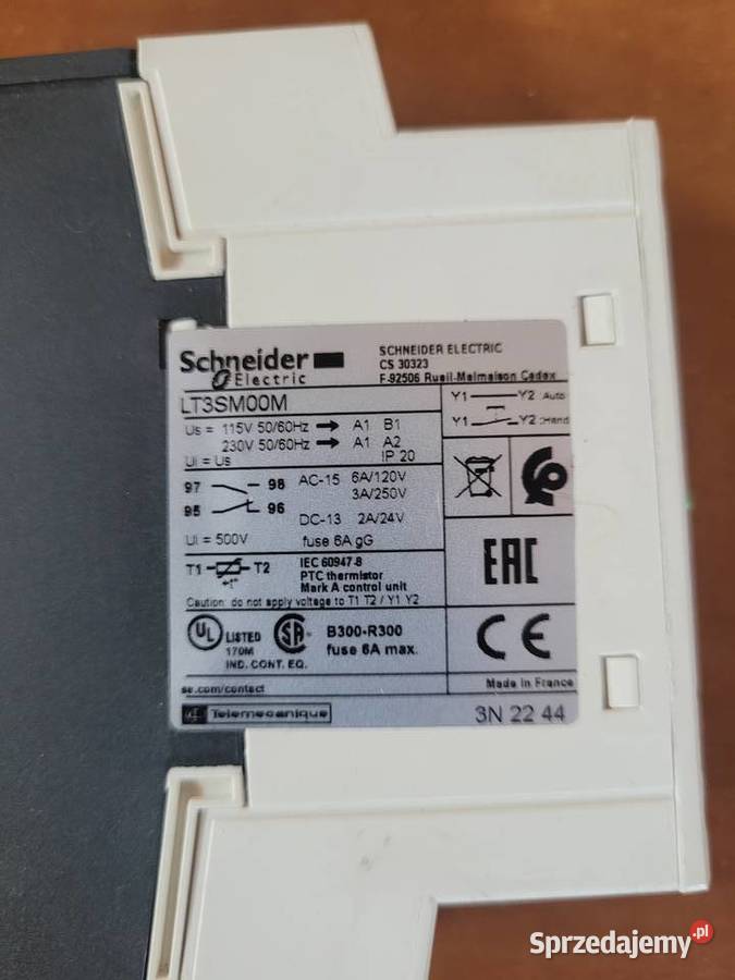 Schneider Electric przekaźnik termistorowy pomorskie Orle