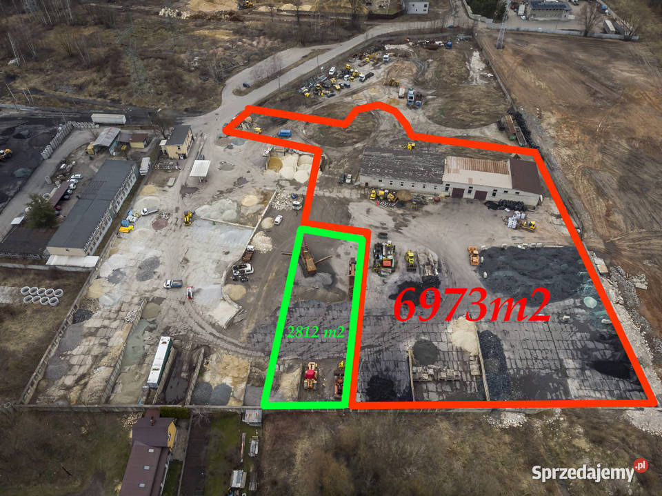 Wynajmę działka przemysłowa 08 ha utwardzona z