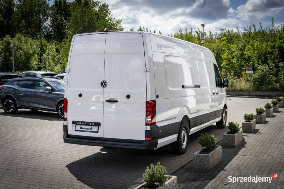 Volkswagen Crafter FL Furgon L5 z wysokim dachem elektryczne szyby Łódź