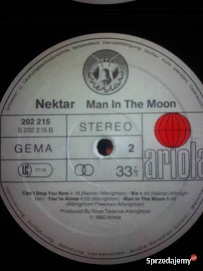 Archiwum Prog Rocka NEKTAR Man in THE MOON 1980 Rzeszów