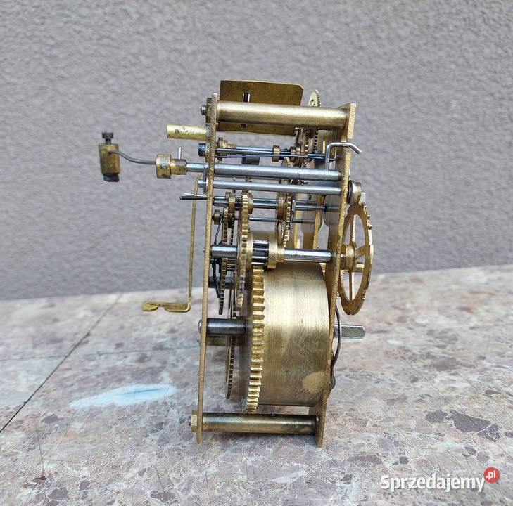 799 Mechanizm starego zegara ściennego T Haller pomorskie Tczew