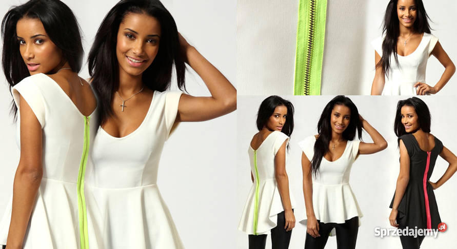 BLUZKA BASKINKA TUNIKA NEON FLUID ZŁOTY ZAMEK Łódź