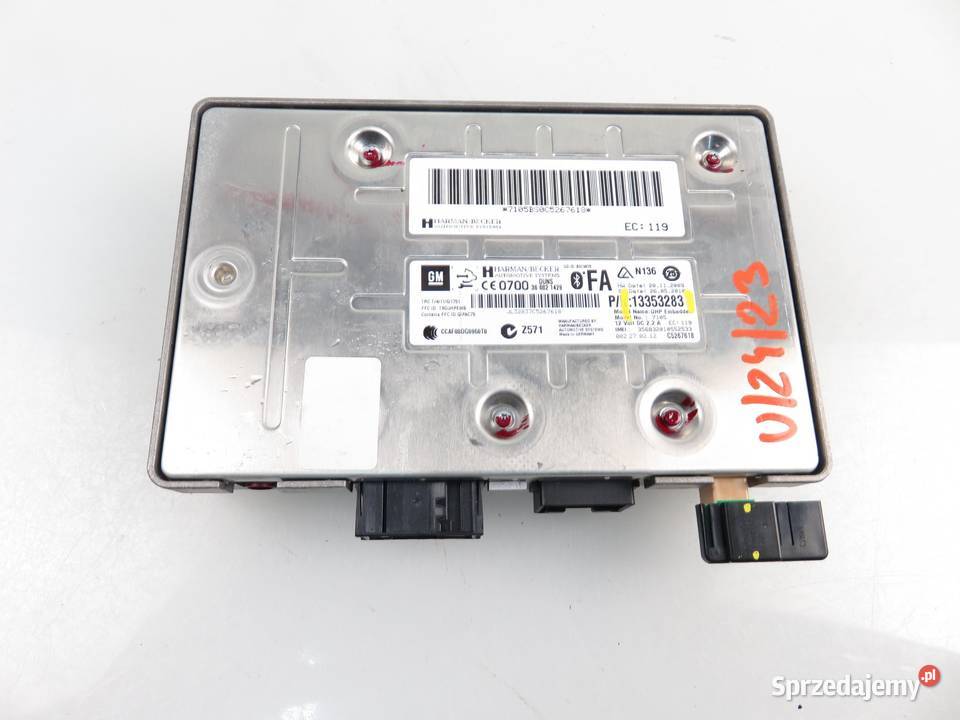 MODUŁ BLUETOOTH OPEL ASTRA IV J 13353283