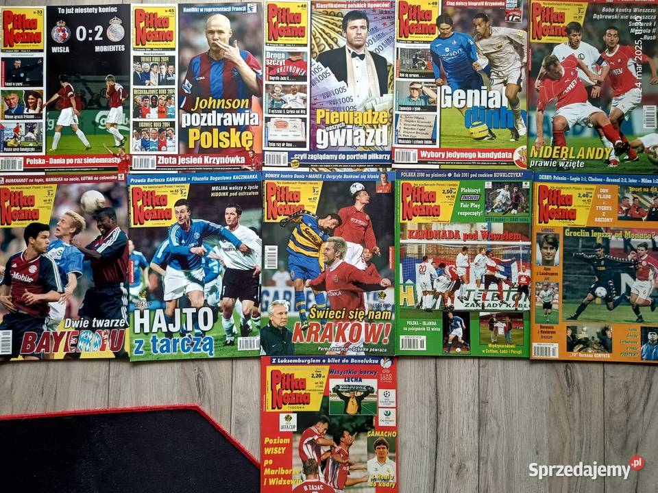 11 numerów Piłki Nożnej wielkopolskie Wronki sprzedam