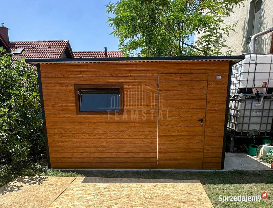 Schowek domek ogrodowy 4x2m drzwi 2x okno Konin