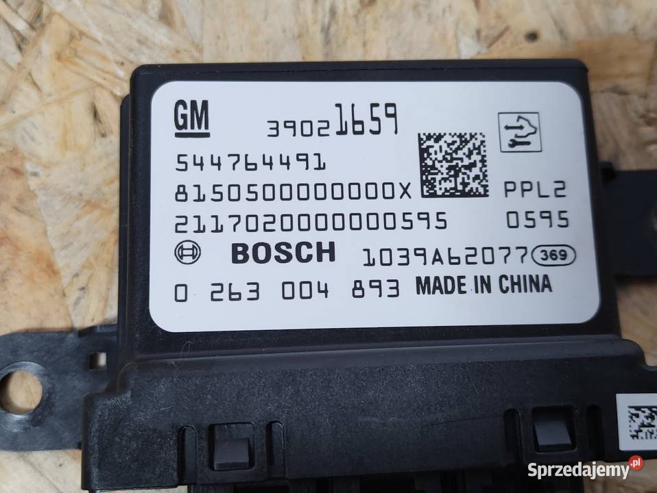 Moduł Sterownik PDC Opel Mokka X 2016 39021659 Pleszew