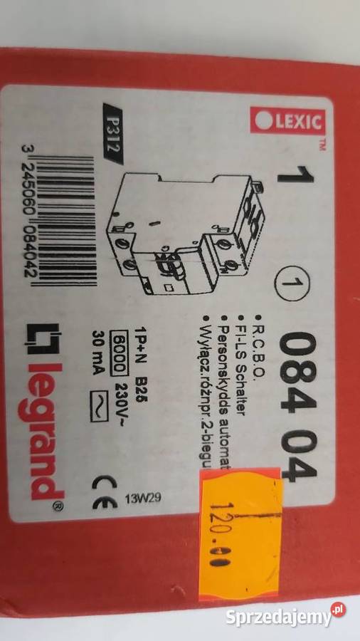 Wyłącznik różnicowoprądowy Legrand B25 30mA Wyszków