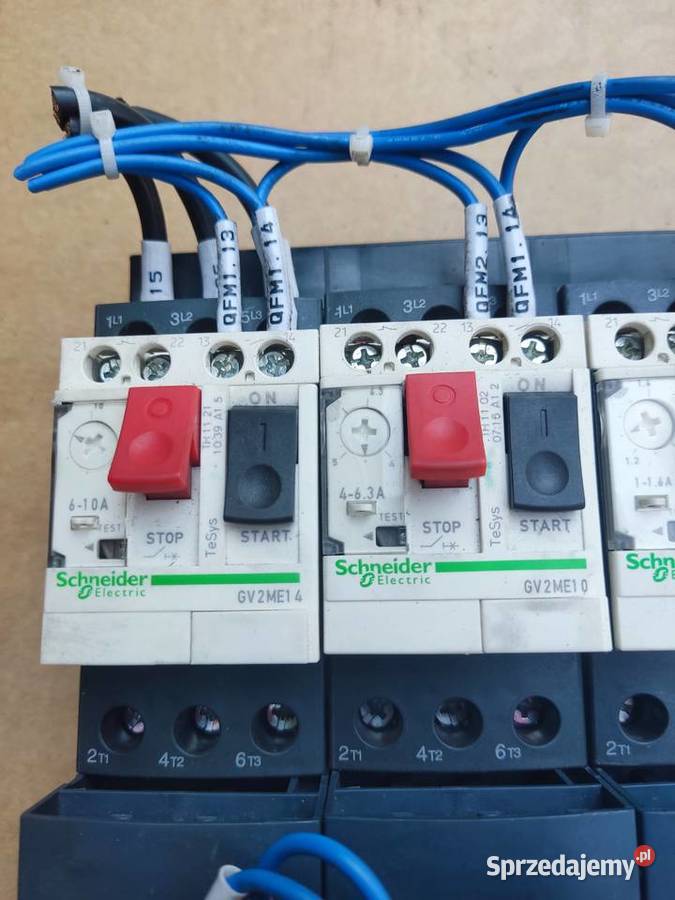 Zestaw Schneider Electric GV2ME 4x LC1D09 4x Kotlin