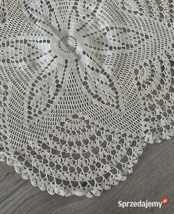 Obrus serweta szydełko śr50