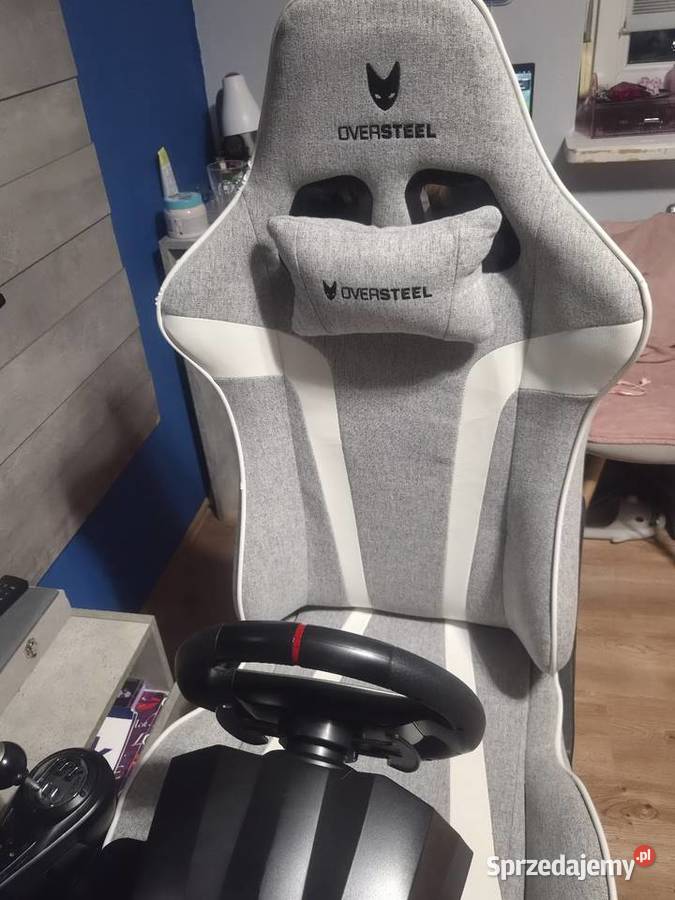 Fotel gamingowy Oversteel kierownica cockpit