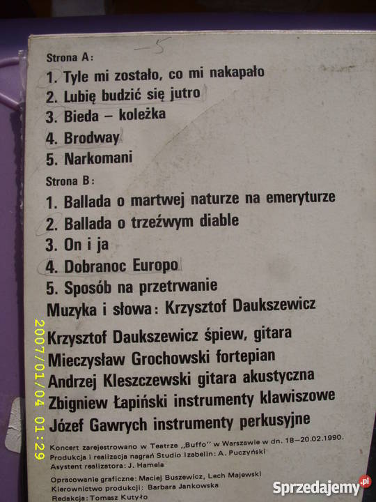 LP ballady K DAUKSZEWICZBIEDA Wołów