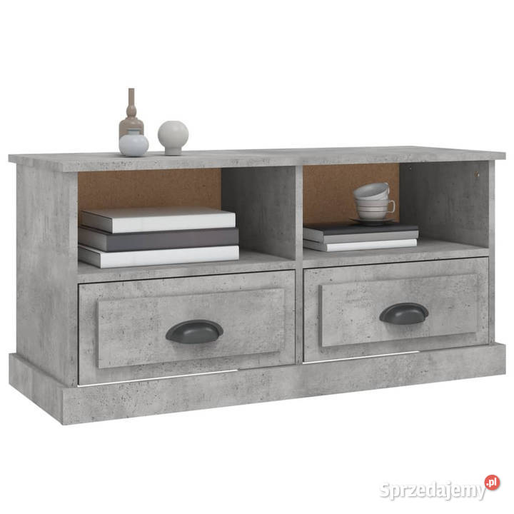 Szafka pod TV szarość betonu 93x355x45 WM816468 Warszawa sprzedam