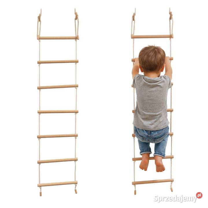 drabinka linowa Skandiko drewno małopolskie