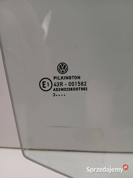 Szyba Drzwi Prawa Przednia Volkswagen Touran 03 Bralin